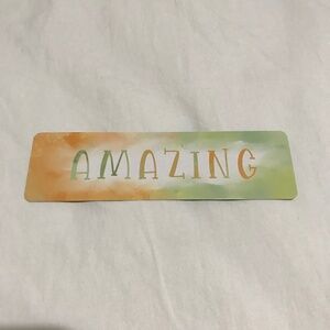 Amazing Bookmark Double Sided Motivational Let Your Dreams Be Your Wings